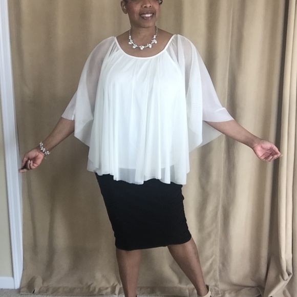 Massini Tank With Sheer Overlay 1X - Picture 6 of 16